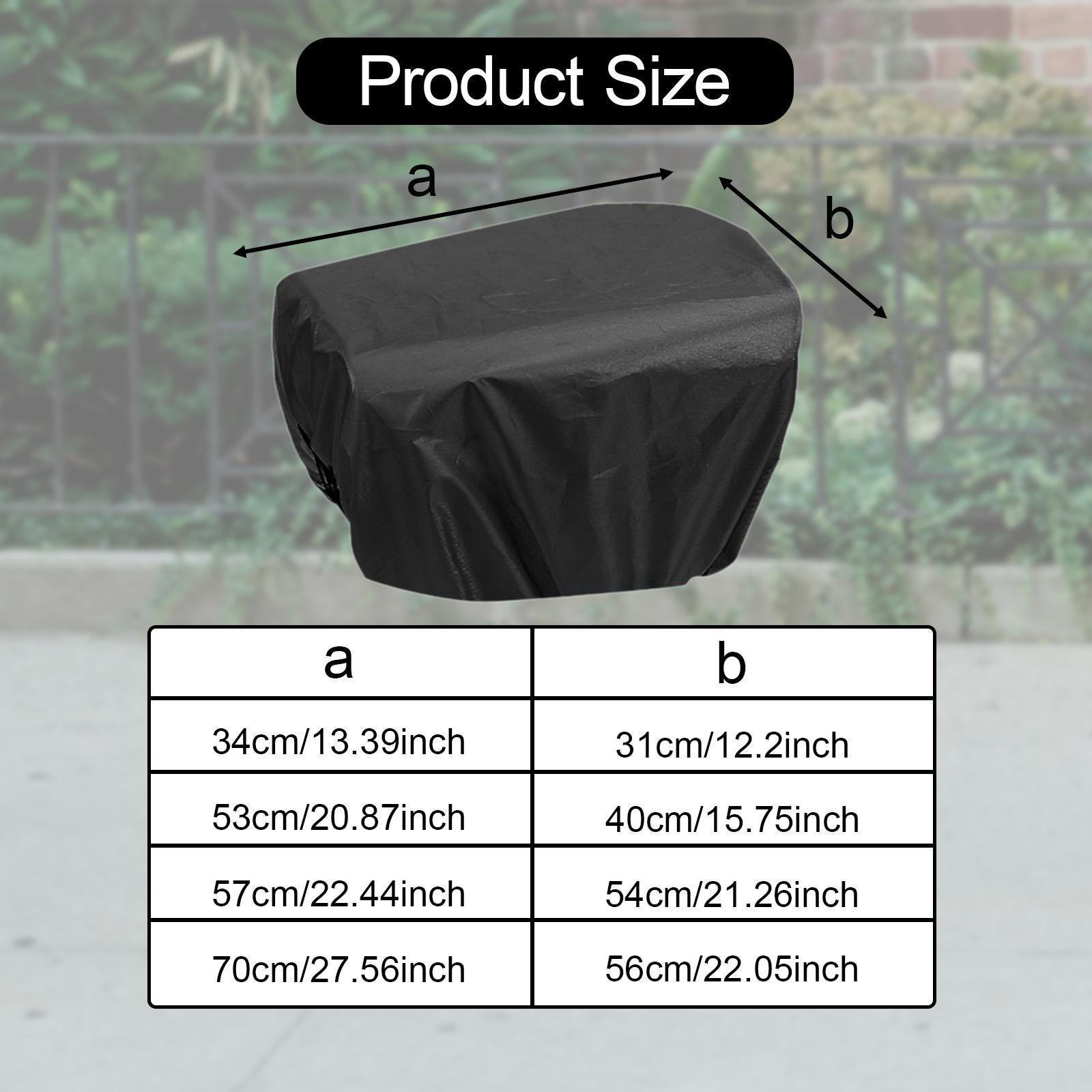 Black Waterproof Bicycle Baske - Cycling Commute In Rain recensione e prezzo