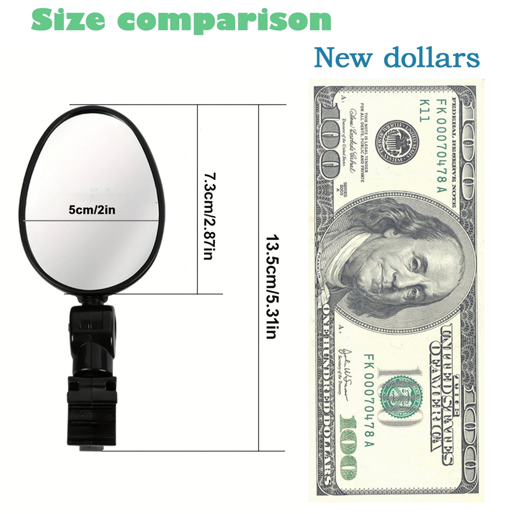 1/2PCS Bicycle Rearview Mirror - Cycling Zones recensione e prezzo