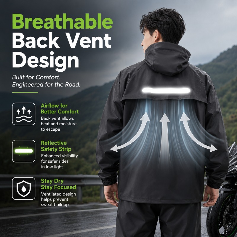 Unisex 2-Piece Waterproof Cycl - Cycling Rain Jacket Commute recensione e prezzo
