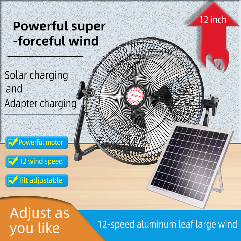 14 Inch Portable Solar Fan,Rec - Usb Charger Dynamo recensione e prezzo