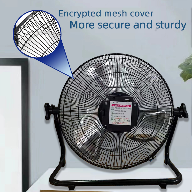 14 Inch Portable Solar Fan,Rec - Usb Charger Dynamo recensione e prezzo