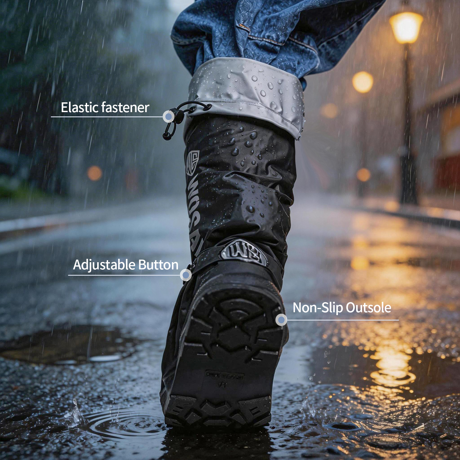 WOSAWE WOSAWE Waterproof Rain  - Cycling Commute Shoes recensione e prezzo