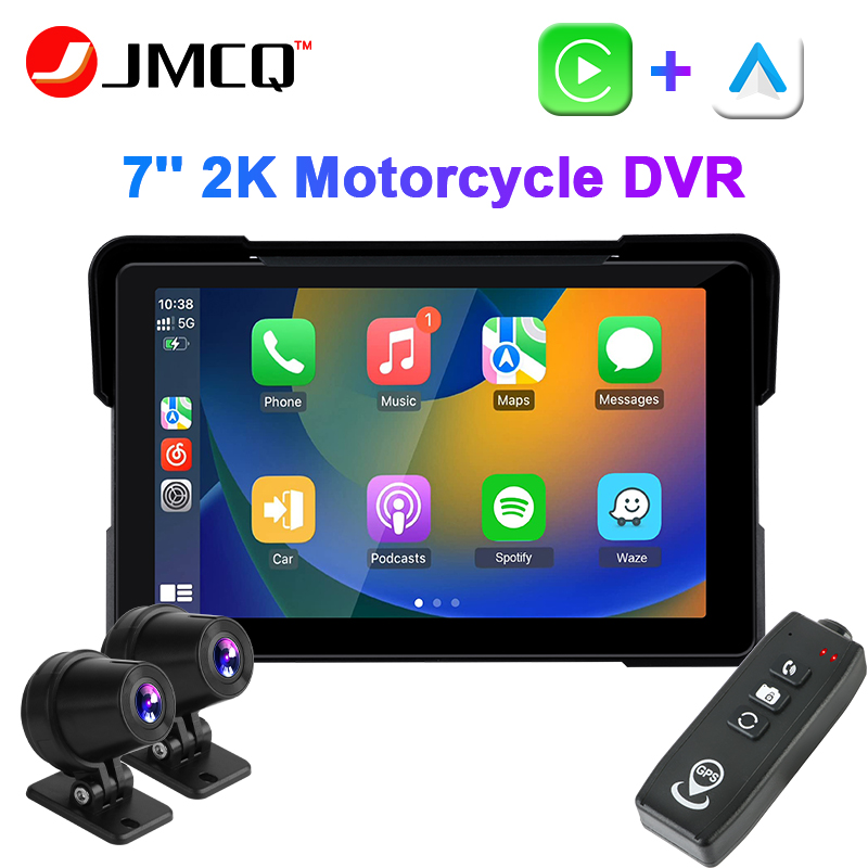 JMCQ 7inch 2K Motorcycle DVR I - Cycling To Work recensione e prezzo