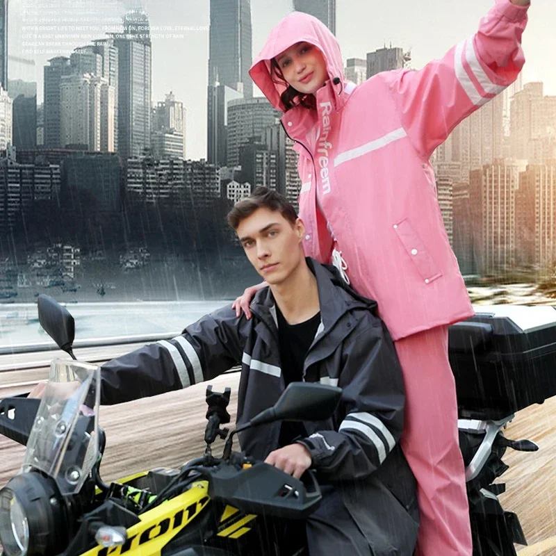 Adult Raincoat Rainpants Water - Cycling Rain Jacket Commute recensione e prezzo