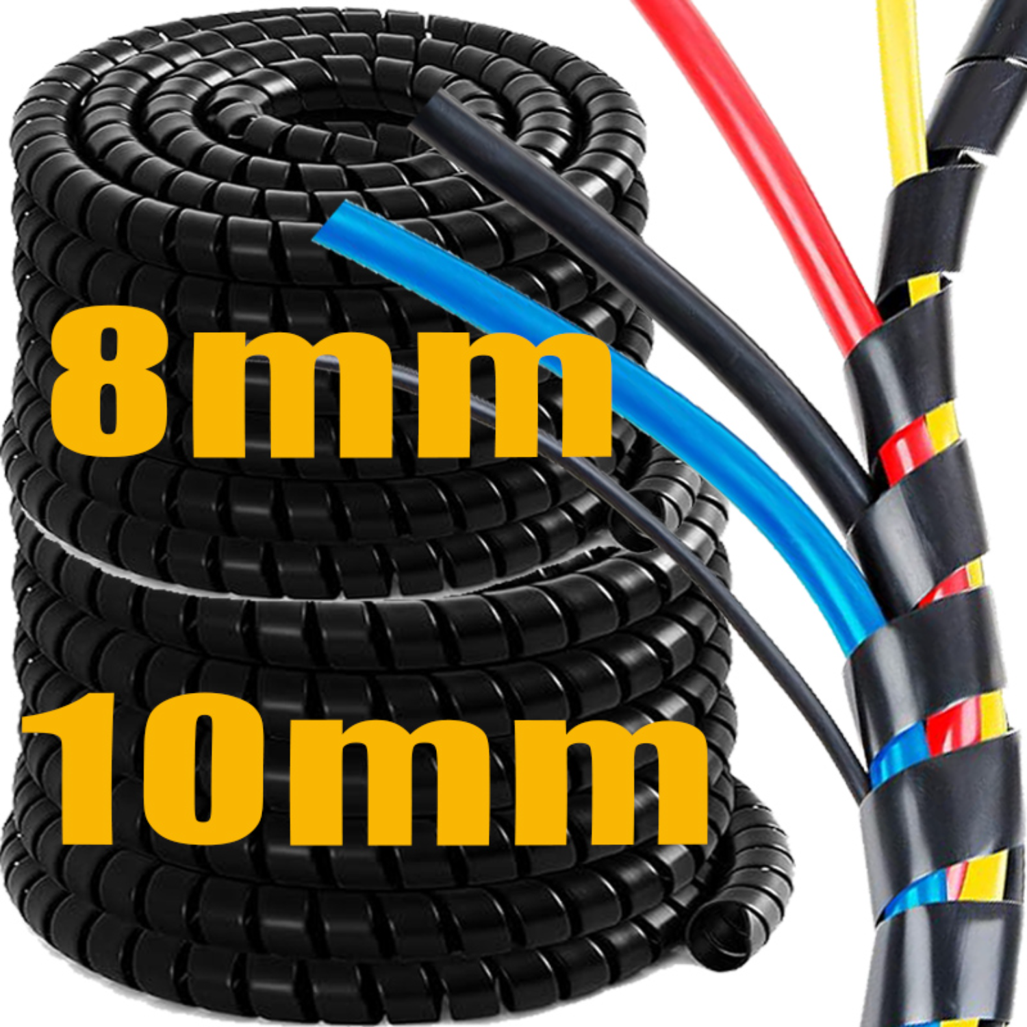 1-10M Spiral Cable Wire Wrap F - Cable Lock Flexible recensione e prezzo