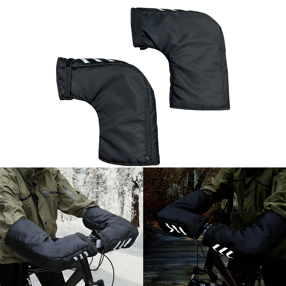 Reflective Handlebar Mittens 1 - Commuting On Mountain Bike recensione e prezzo