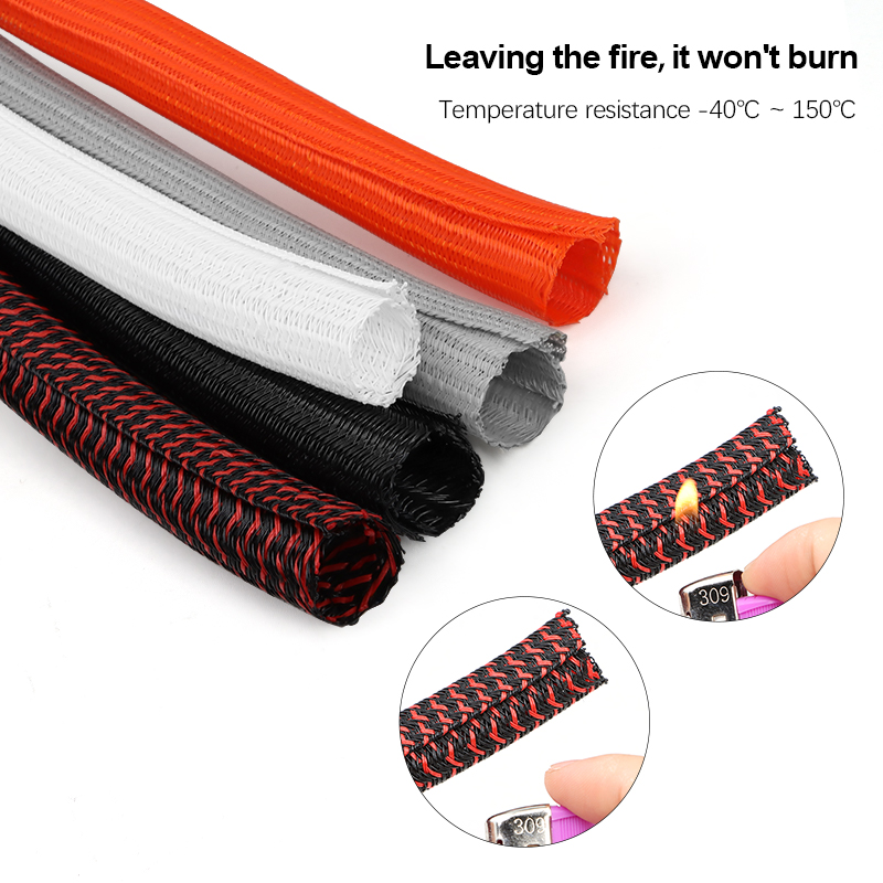 3/5/10m PET Cable Sleeve Self- - Cable Lock Flexible recensione e prezzo