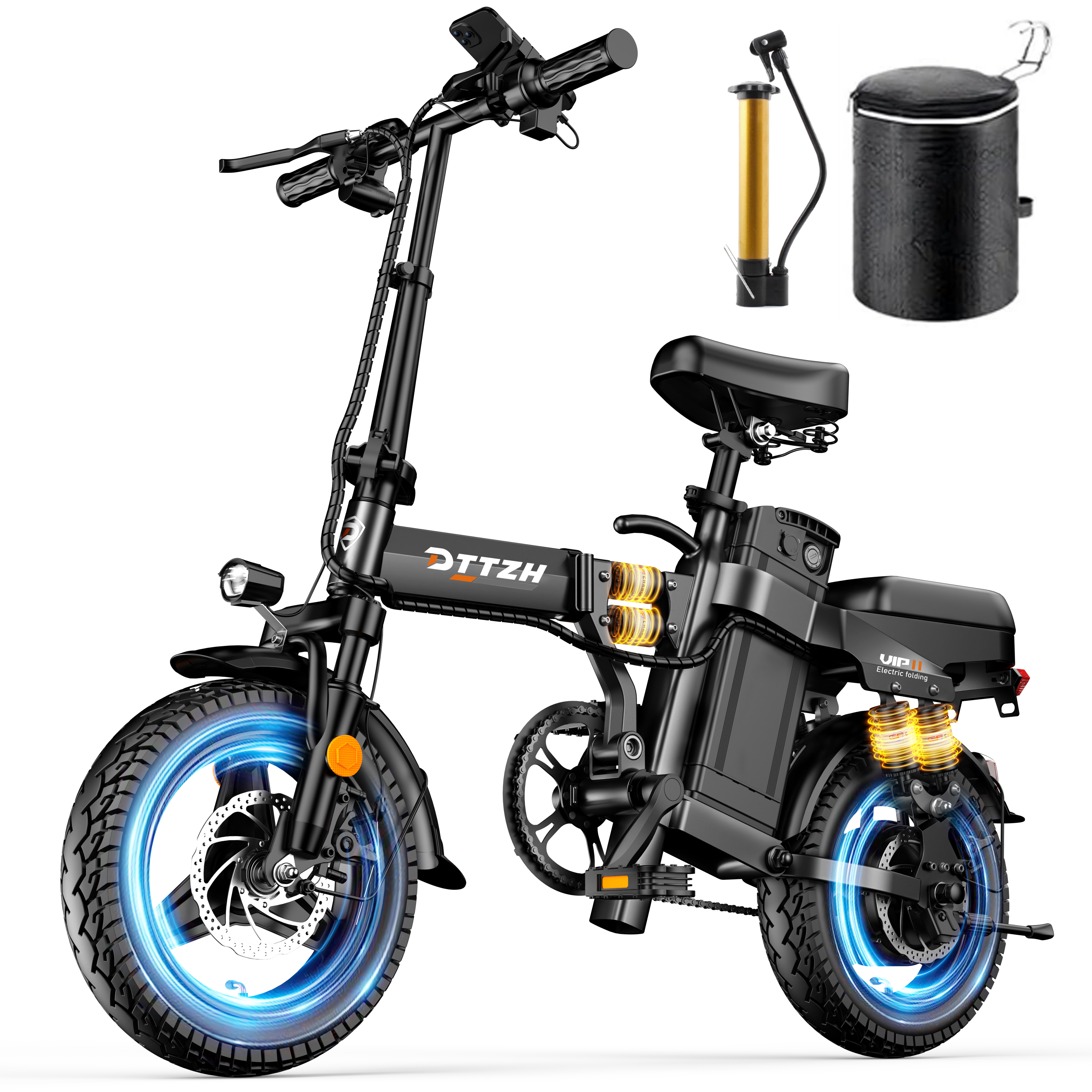 DTTZH A12 Foldable Electric Bi - Commuter Biking recensione e prezzo