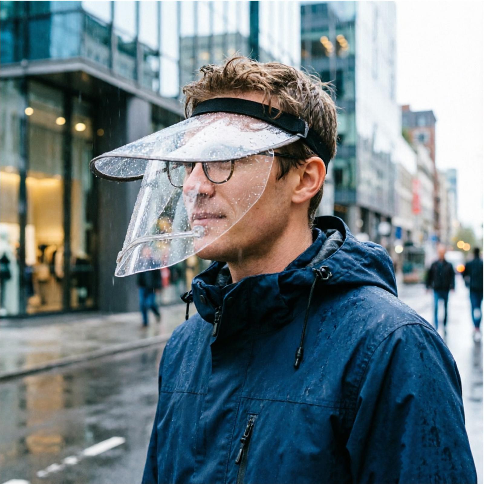 Rain Face Cover With Elastic H - Cycling Commute In Rain recensione e prezzo