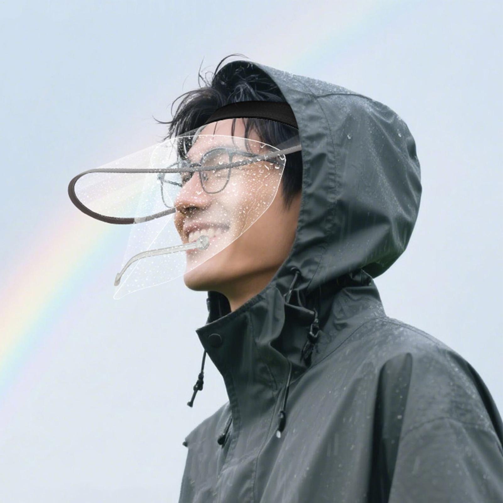 Rain Face Cover With Elastic H - Cycling Commute In Rain recensione e prezzo