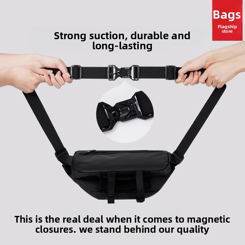 Magnetic Buckle Men Crossbody  - Cycling For Commute recensione e prezzo