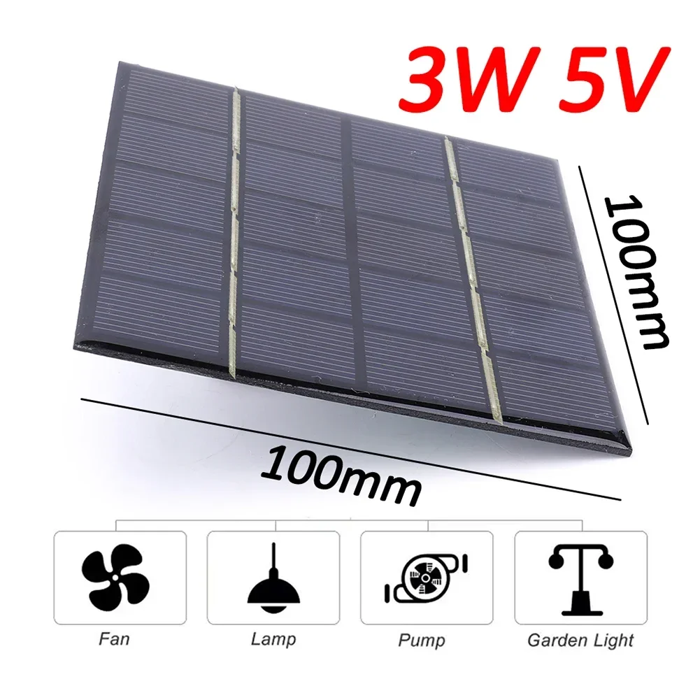 Solar Panel 3W 5V Solar Board  - Usb Charger Dynamo recensione e prezzo