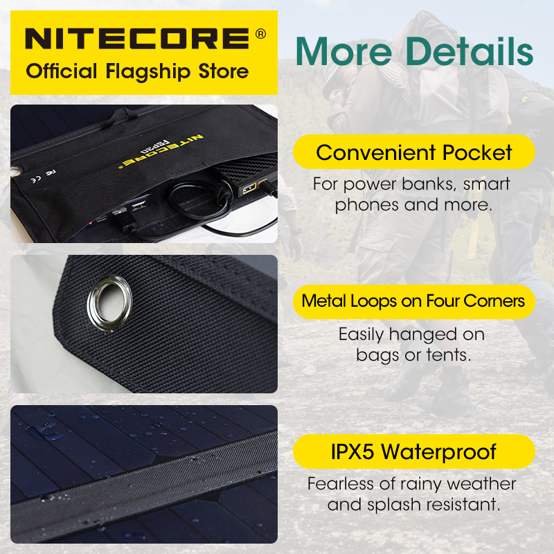 NITECORE FSP30 30W Portable So - Usb Charger Dynamo recensione e prezzo