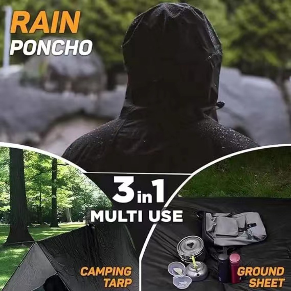 Waterproof Rain Poncho Lightwe - Cycling Rain Jacket Commute recensione e prezzo