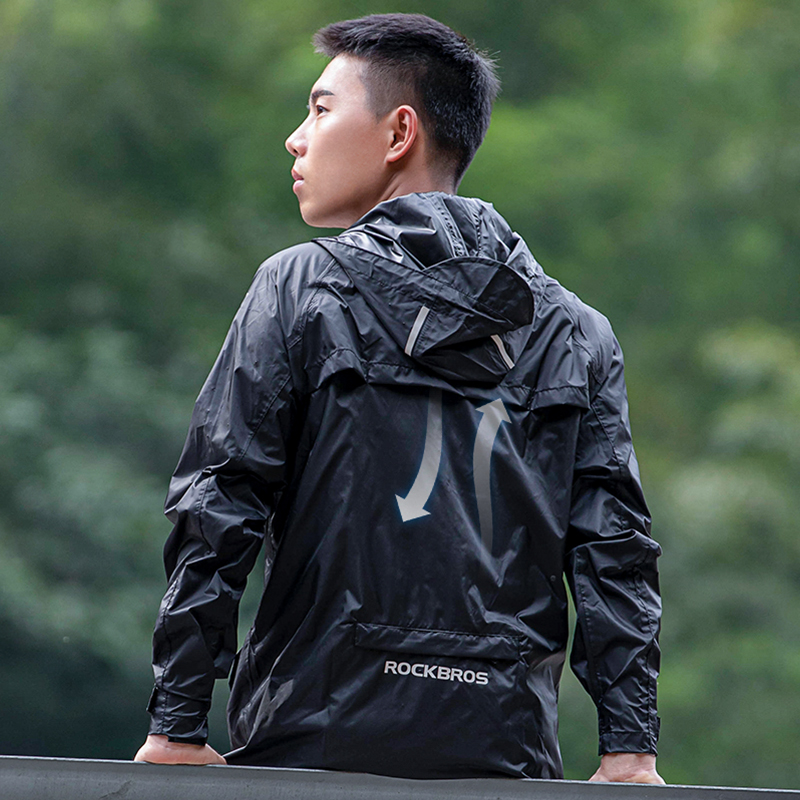 ROCKBROS Waterproof Cycling Ra - Cycling Rain Jacket Commute recensione e prezzo