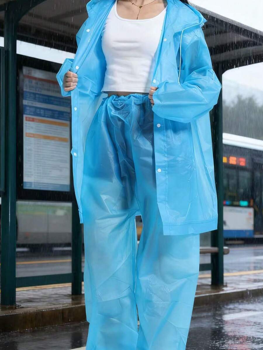 2pcs Unisex full-body rain sui - Cycling Commute In Rain recensione e prezzo