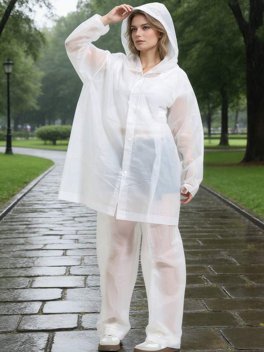 2pcs Unisex full-body rain sui - Cycling Commute In Rain recensione e prezzo
