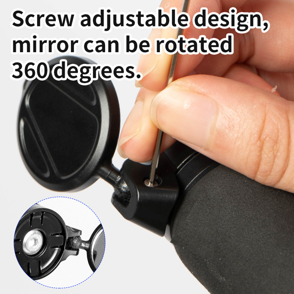 1-5PCS Bicycle Rearview Mirror - Mirror Handlebar Convex recensione e prezzo