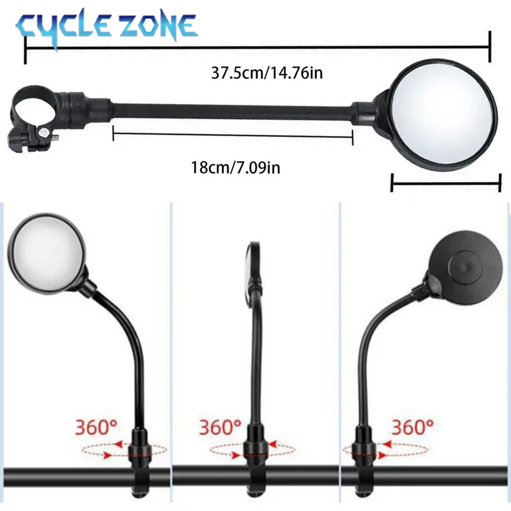 Bicycle Mirror Bike Handlebar  - Mirror Handlebar Convex recensione e prezzo