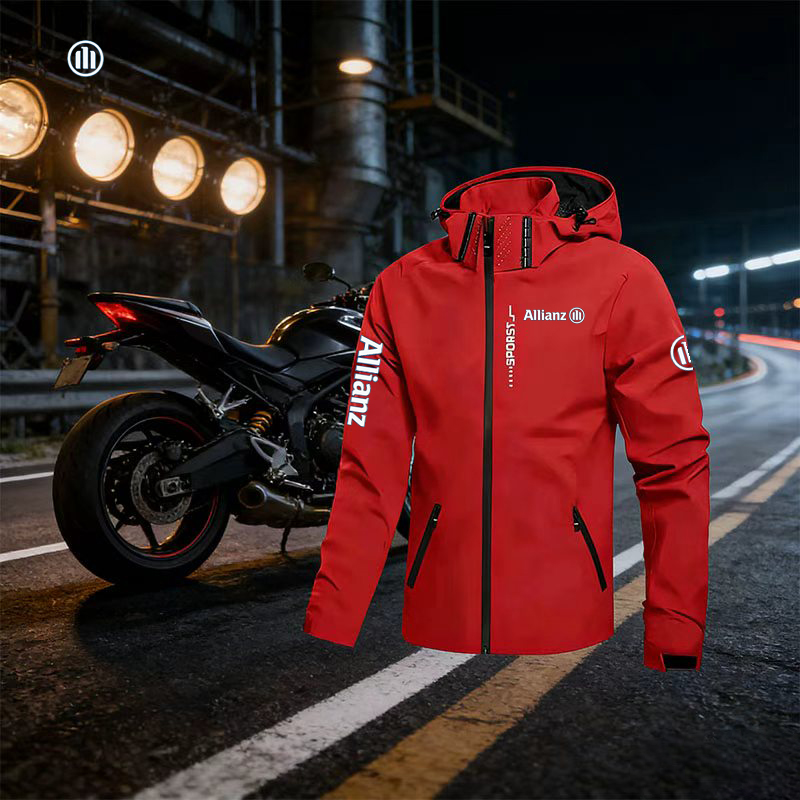 2026 Allianz Logo Men's Outdoo - Cycling Rain Jacket Commute recensione e prezzo