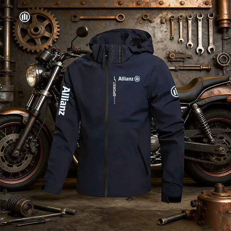 2026 Allianz Logo Men's Outdoo - Cycling Rain Jacket Commute recensione e prezzo